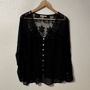 Gypsy Junkies Sheer Blouse Small/Medium